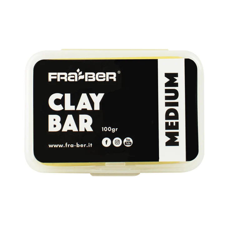CLAY BAR GIALLA YELLOW MEDIUM GLINA ZA MEHANIČKU DEKONTAMINACIJU 100GR