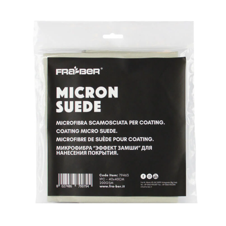 MICRON SUEDE 40X40 200GSM GREY